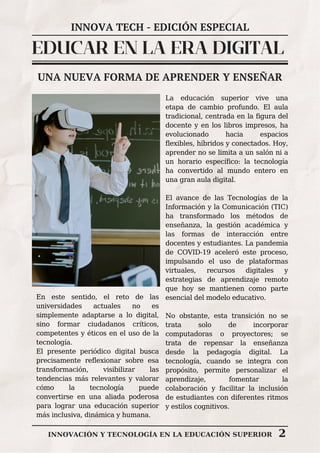 Innovación y Tecnología en la Educación Superior | PDF