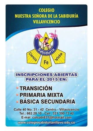 16NOVIEMBRE DE 2014
COLSABI
 