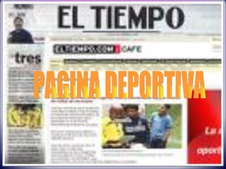 PAGINA DEPORTIVA 