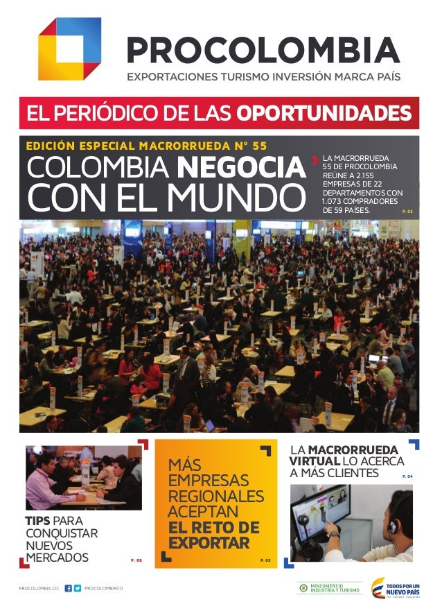Periodico de oportunidades ProColombia exportadores