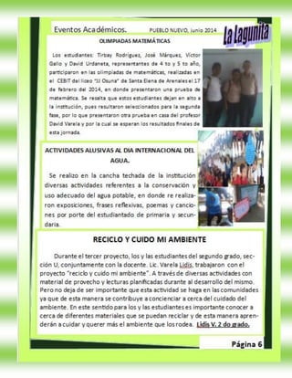 Periodico escolar 2014 