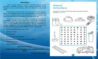 Salud y Belleza
Todos los seres humanos de acuerdo a sus genes, herencias, buena
alimentación, estabilidad emocional y todos aquellos componentes de sus
integridad humana se podría decir que conforman el disfrute de su buena salud
mental.
Actualmente de acuerdo al stress, la mala alimentación, el ritmo acelerado
latente, se ha observado que uno de los motivos atacantes en primera línea, es el
nerviosismo y situación de stress que permanece en la vida cotidiana, lo que
deteriora permanentemente la estabilidad emocional del ser humano.
Desde hace mucho tiempo se ha tratado el antizaimer y la demencia senil
en familiares y conocidos, lo que es deprimente y doloroso, pero actualmente la
demencia ha tenido un crecimiento y auge impresionante, lo que es preocupante,
ya que no solo patologías como las descritas al inicio se manifestaban en
personas avanzadas en edad, sino, que también en estos momentos esta
atacando a nuestra juventud, a gente trabajadora, a niños y adolescentes.
 ¿Qué esta pasando nos preguntamos todos?
 ¿Serán las drogas?
 ¿El stress diario?
 ¿La vida llena de preocupaciones?
 ¿La vida agitada en la que nos desenvolvemos a diario?
 ¿Situación económica?
 ¿Mala alimentación?
Reflexionemos sobre eso.
LA VIDA HUMANA ESTA EN PELIGRO. SU SALUD MENTAL ESTA EN
RIESGO.
PROFESORA TIBISAY CEDEÑO
 