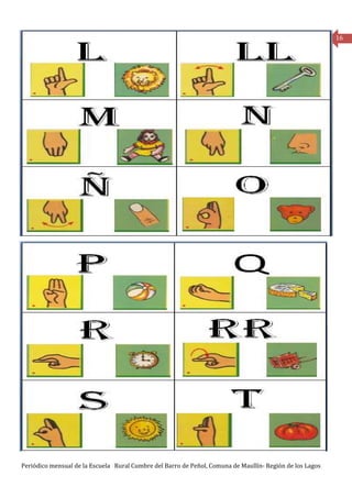 16




Periódico mensual de la Escuela Rural Cumbre del Barro de Peñol, Comuna de Maullín- Región de los Lagos
 