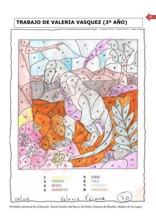 26

     TRABAJO DE VALERIA VASQUEZ (3º AÑO)




Periódico mensual de la Escuela Rural Cumbre del Barro de Peñol, Comuna de Maullín- Región de los Lagos
 