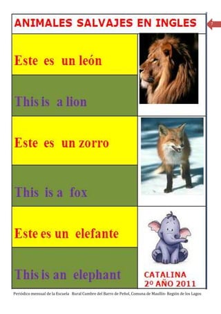 7




Periódico mensual de la Escuela Rural Cumbre del Barro de Peñol, Comuna de Maullín- Región de los Lagos
 