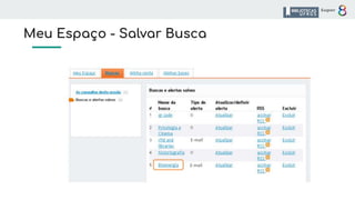 Meu Espaço - Salvar Busca
 