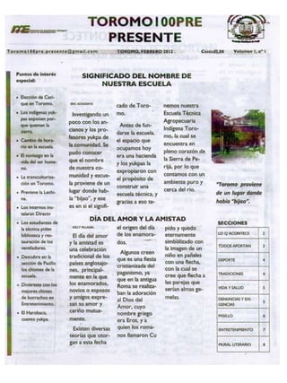 Peridico toromo