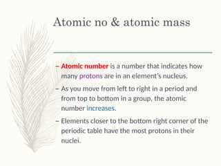 periodic table. power point presentation | PPTX