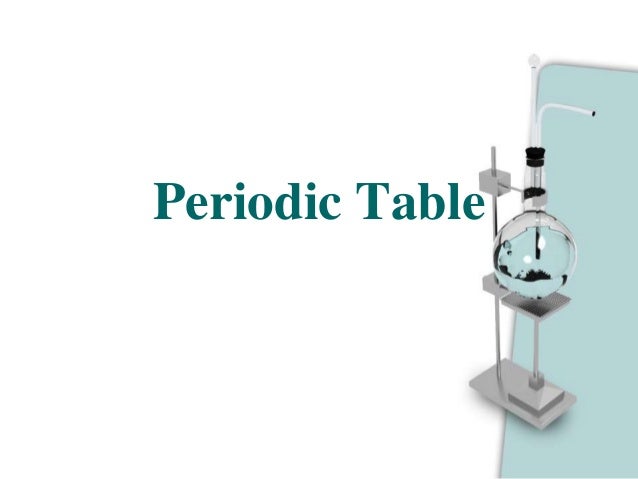 Periodic Table History