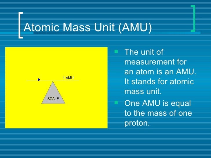 What Does Amu Stand For