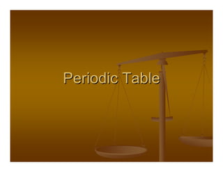 Periodic Table Powerpoint Presentaion - Information | PDF