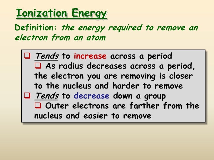 Periodic Trends