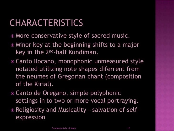 fundamentals of musicality