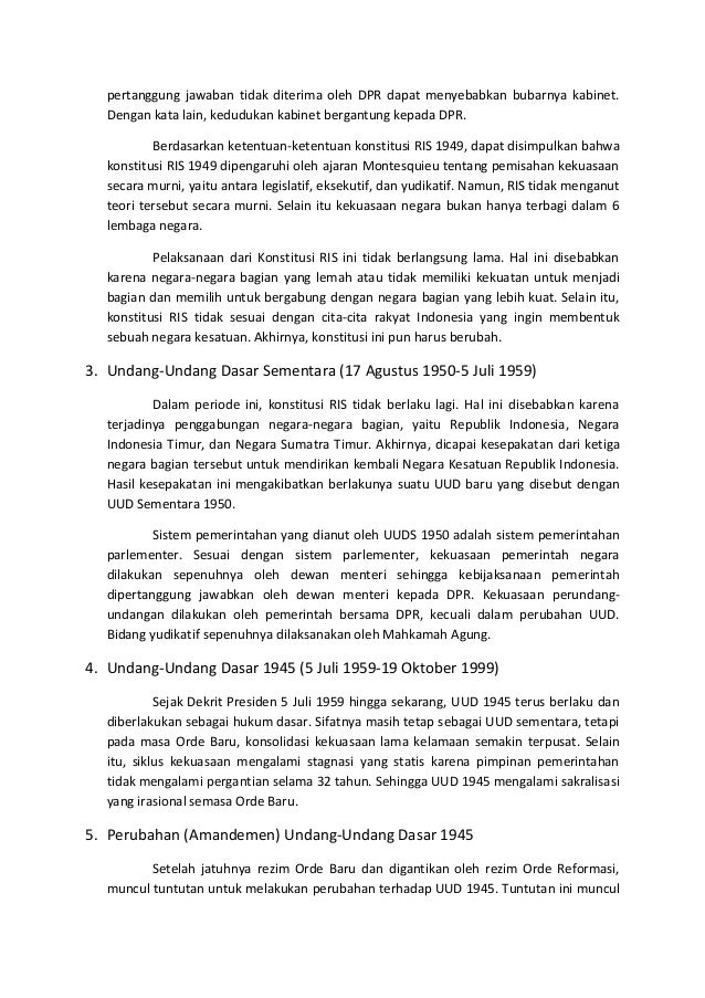 Periodisasi Konstitusi Di Indonesia