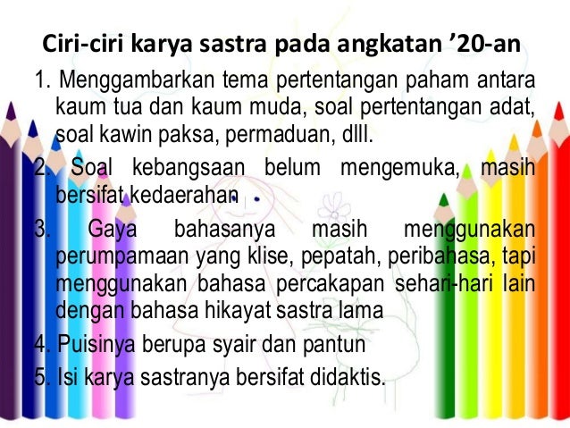 Periodisasi Sastra Menurut Nugroho Notosusanto