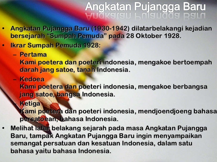 Periodisasi sastra indonesia presentasi bi