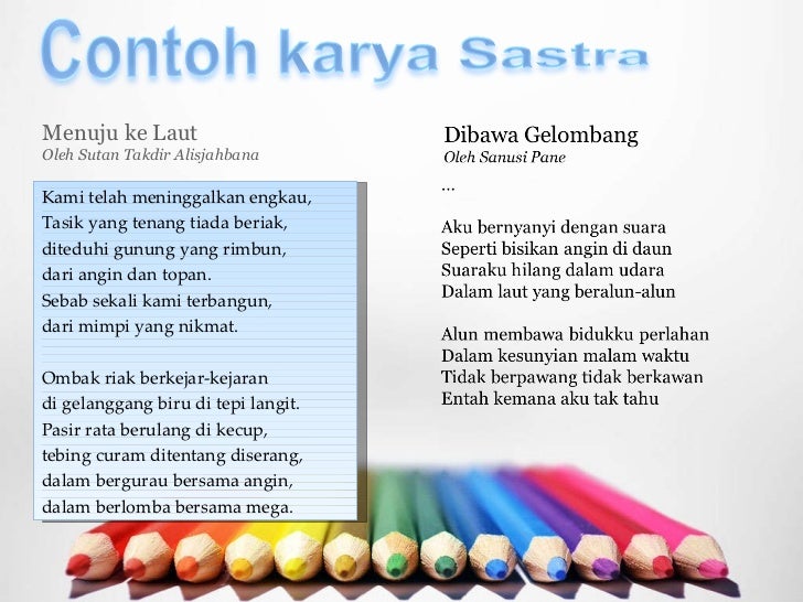 Contoh karya ilmiah bahasa dan sastra indonesia dalam 