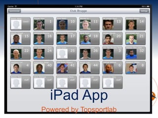 iPad App Powered by Topsportlab 