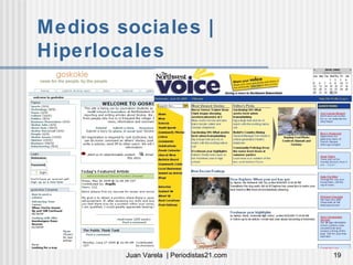 Medios sociales | Hiperlocales 
