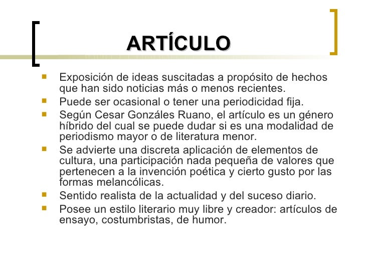 Periodismo literario