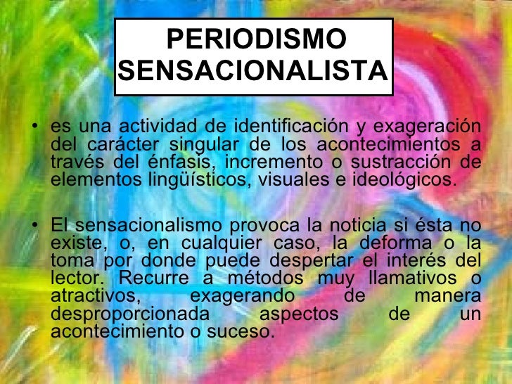 Periodismo Sensacional