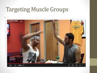 Targeting Muscle Groups 
 