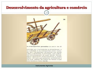 Desenvolvimento da agricultura e comércio Instrumentos Agrícolas 