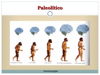 Paleolítico Hominização 