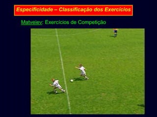Especificidade – Classificação dos Exercícios
Matveiev: Exercícios de Competição

 