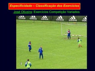 Especificidade – Classificação dos Exercícios
José Oliveira: Exercícios Competição Variados

 