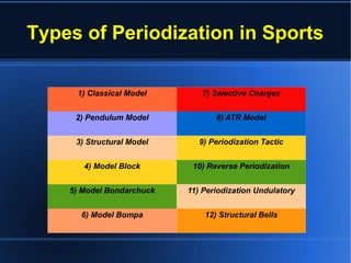 Periodization in Sports: Theoretical Basis | ODP
