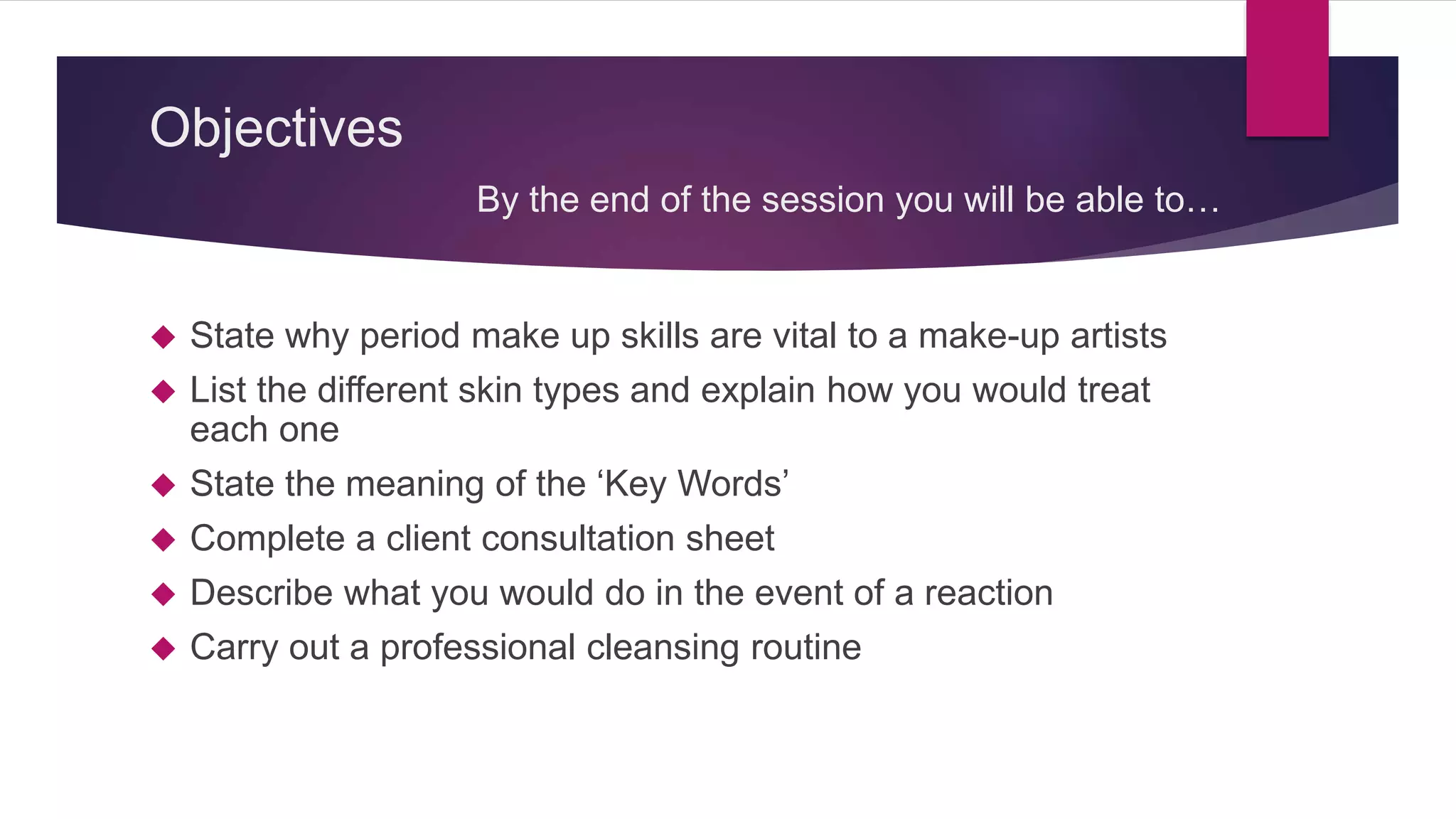 Period make up introduction | PPTX