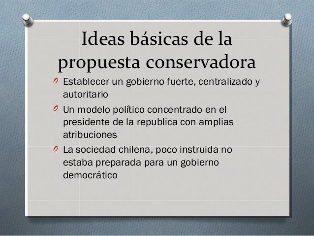 Periodo conservador 1