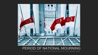 PERIOD OF NATIONAL MOURNING
a photo-essay on the 1st day of Lying-in-State of Mr Lee Kuan Yew in Parliament House
 