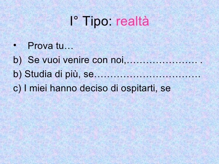 Come Si Forma Il Third Conditional