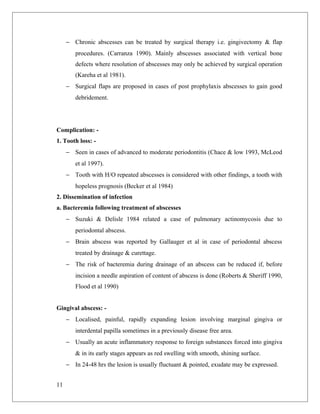 Periodontal abscess 12 | PDF