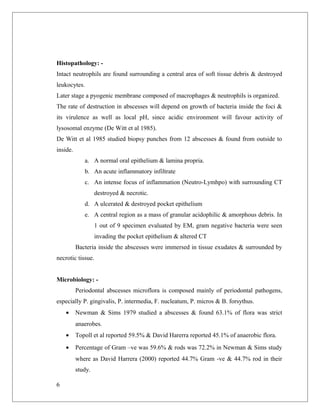 Periodontal abscess 12 | PDF