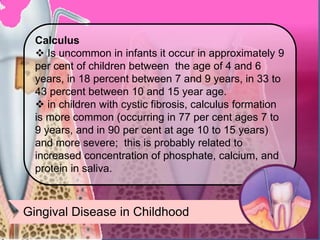 Periodontal disease