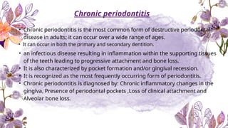 periodontal disease.ppt periodontal pocket | PPTX