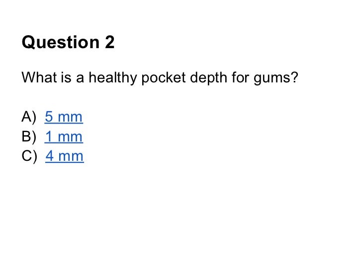 Periodontal disease quiz