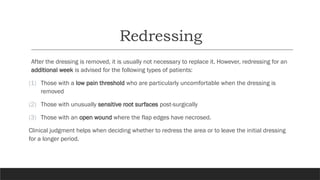 Periodontal Dressing/ Dr. Omar Tariq.pptx