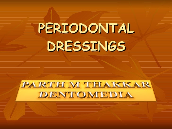 periodontal dressing