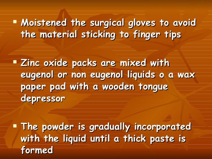 periodontal dressing