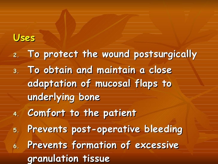 periodontal dressing