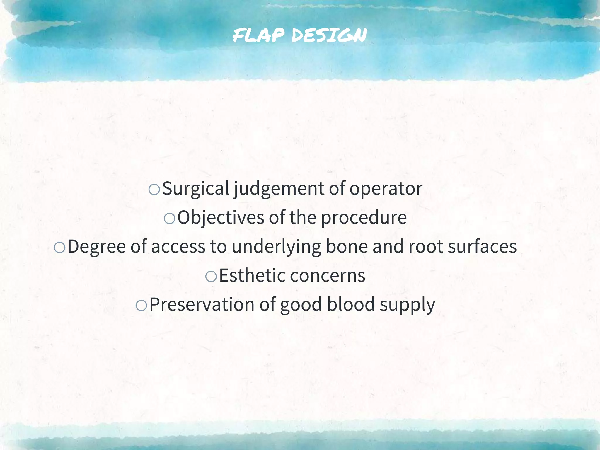 Periodontal flap surgery | PPTX