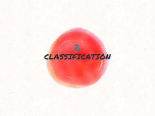2.
CLASSIFICATION
 