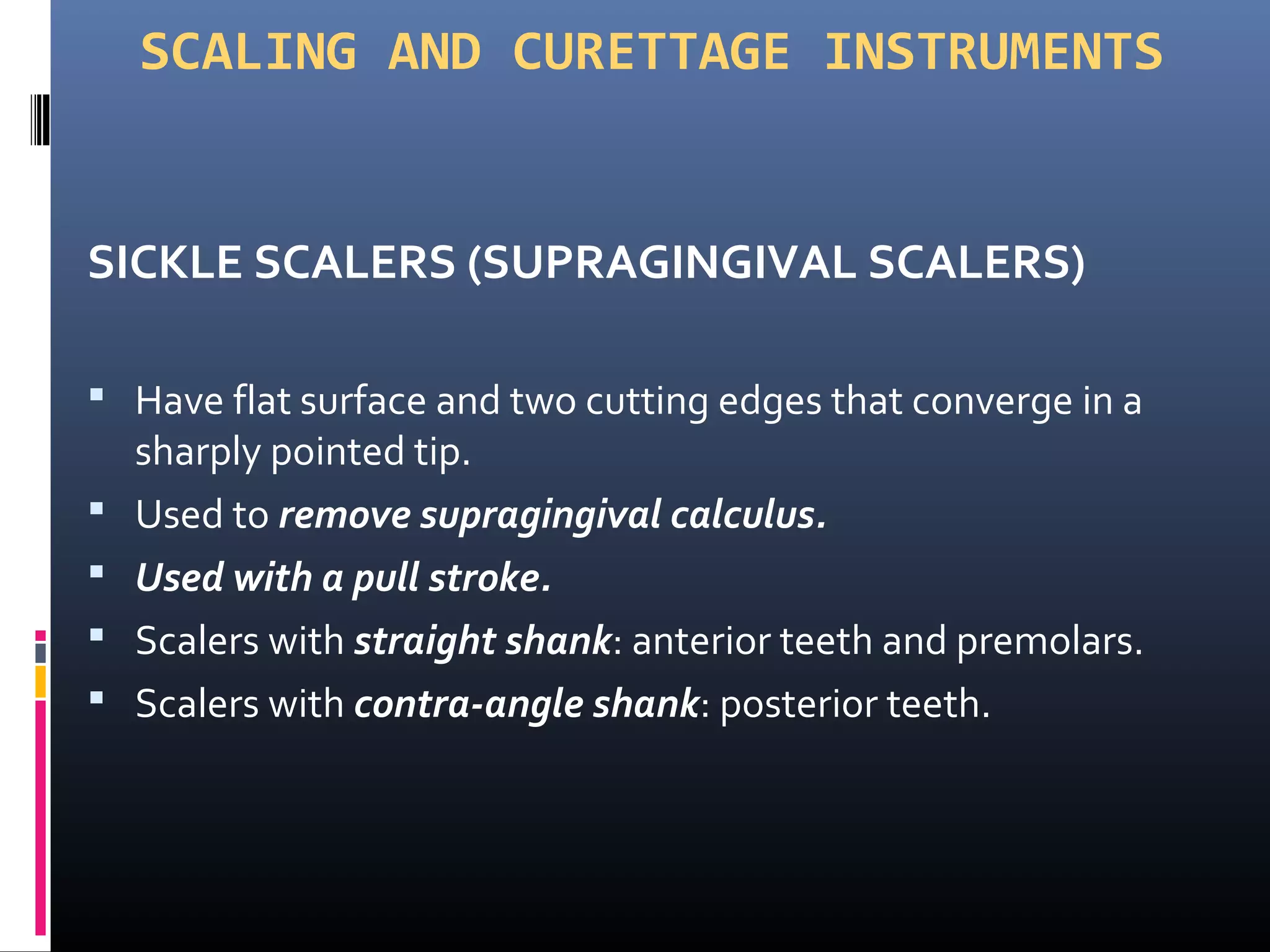 Periodontal instrumentation | PPT