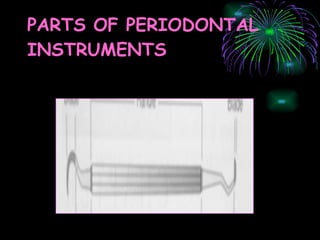 PARTS OF PERIODONTAL INSTRUMENTS   