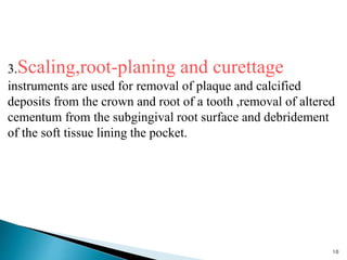 Srp Instruments Periodontal instruments | PPTX