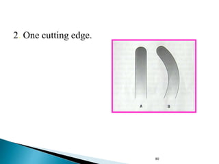 Edged Instrument Periodontal instruments | PPTX